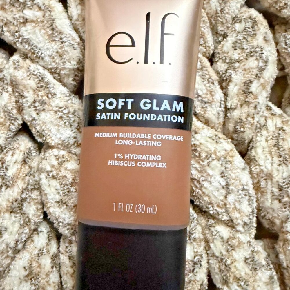 Deep Neutral 54 NEW, SEALED Elf Soft Glam Satin Foundation 1oz